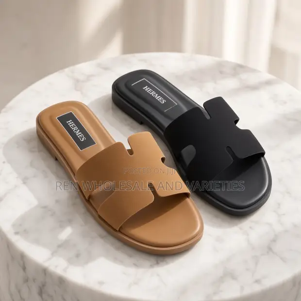 Hermes Flat Slippers - 1