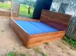 Boss Office Products Modern Square Wooden Bed Frame - 2