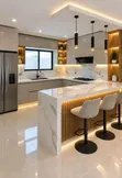 Marble Kitchen Countertop - Mafi Kyawun Inganci - 1
