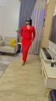 Women's Red Dress - 2