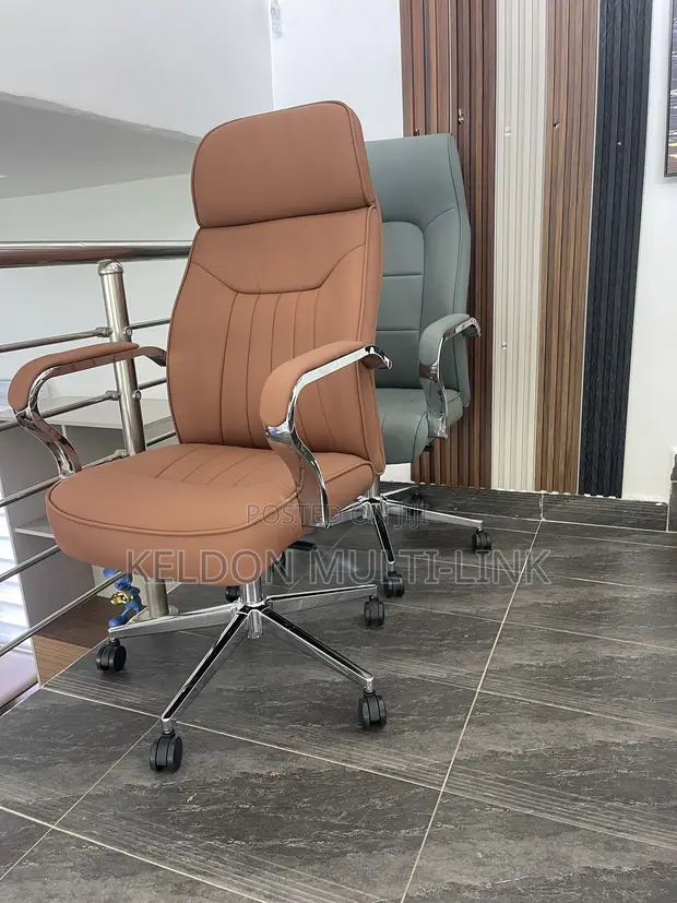 Boss Office Products Jakan Juyawa na Fata - Orange & Grey - 1