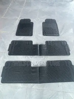 3-Piece Rubber Car Floor Mats - Sabon Abu