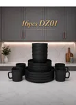 16pcs Baki Gilashin Dinner Set - 1