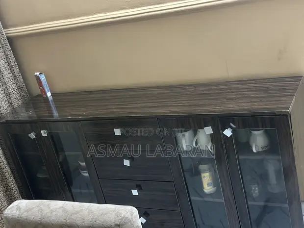 Large Side Board / Credenza with 4 Drawers - 1