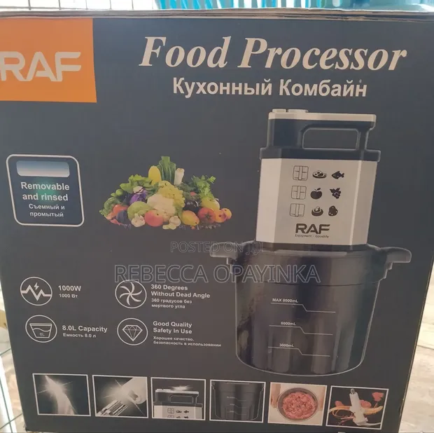 RAF 1000W Food Processor - 8L Capacity - 1