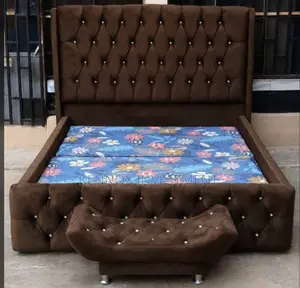 Brand New 6x6 Bed Frame with Ottoman
