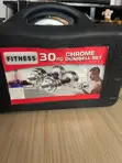 30kg Generic Chrome Dumbbell Set - 3