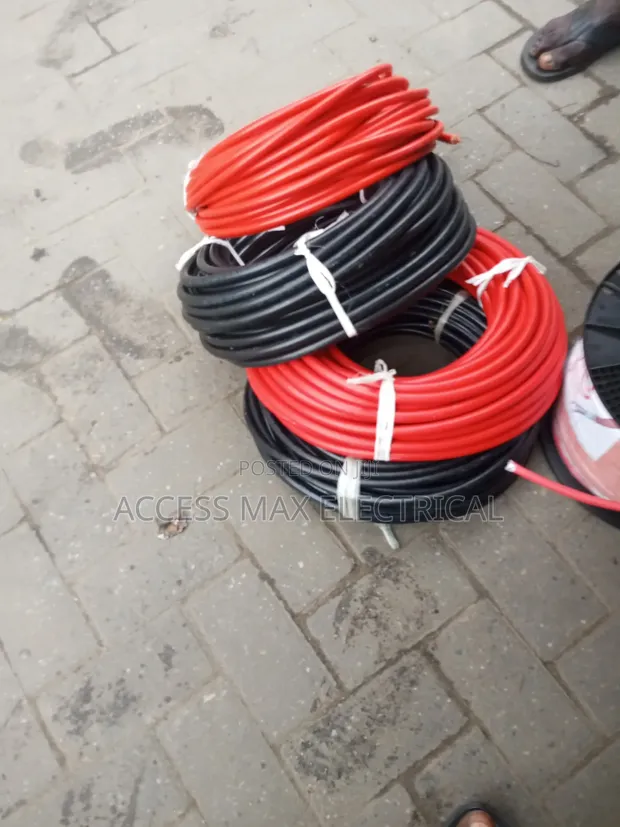 6mm Pure Copper Flexible Cable (Red & Black), 100m - 1