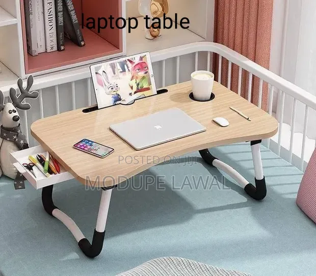 Laptop Table Without Drawer - 1