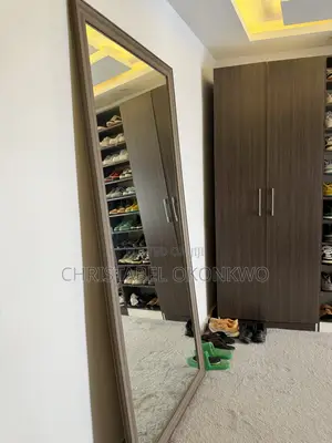 Full Length Wooden Frame Standing Mirror
