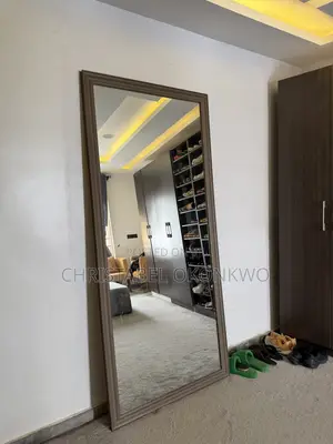 Full Length Wooden Frame Standing Mirror