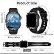 Daviz Smart Babban Allon HD Smartwatch - 2