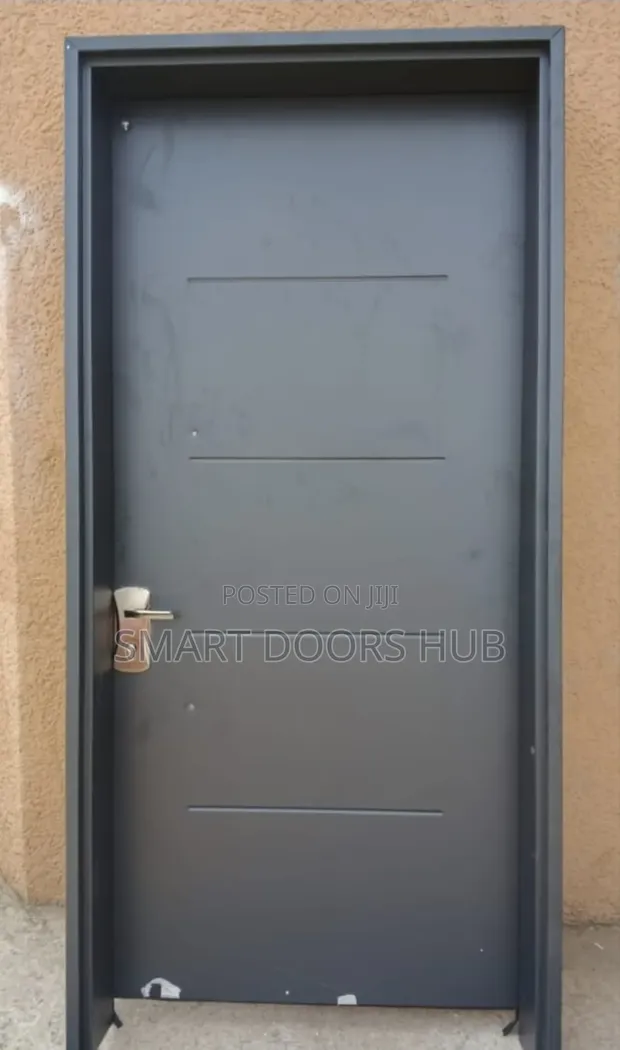 Original Israeli Security Entrance Door - Grey - 1