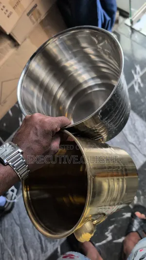Brand New Steel Ice Buckets (Champagne/Wine Coolers)