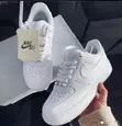 Original Nike White Leather Sneakers - 1