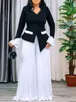 Ladies Two Piece Set - Pink - 2