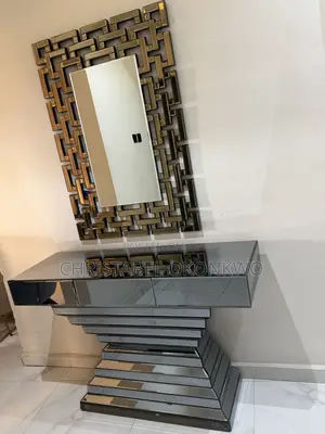 Mirrored Console Table da Drawer da Statement Mirror