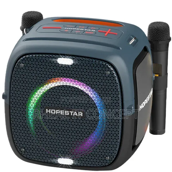 Hopestar Party One 80W Mai Ɗaukar Hannu Mai Sauraren Bluetooth Tare da Makirufoni 2 - 1