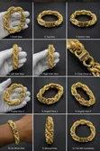 Twist Wrist Chain - Gold - 1