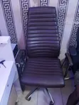 Boss Office Products High Quality Office Chair - Brown Leather - 1