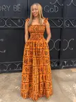 Ready to Wear Ankara Sets: Smokey Top & Palazzo Pants / Long Gown - 5