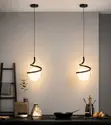 Nordic LED Pendant Light - Black | Gold - 1