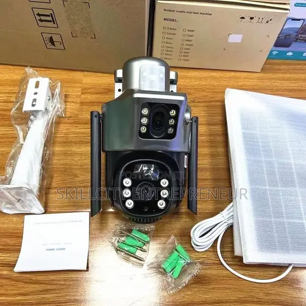PTZ Intelligent Solar CCTV Camera - 1