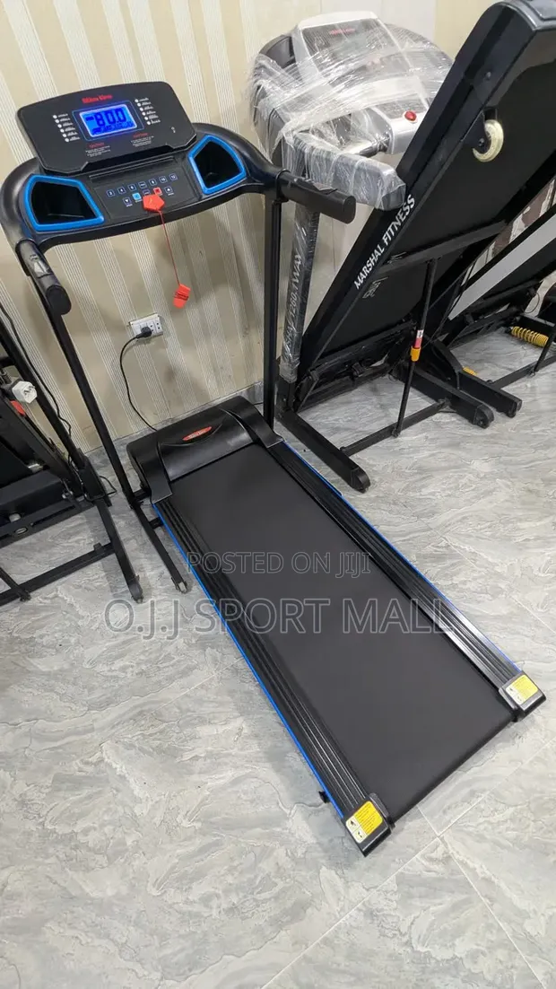 2HP Treadmill with Massager, Twister, Dumbbells & Skipping Rope - 1