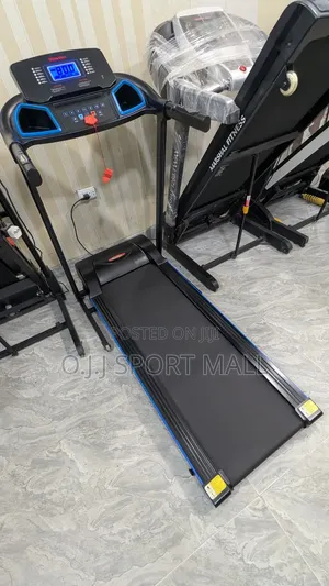 2HP Treadmill with Massager, Twister, Dumbbells & Skipping Rope
