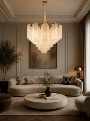 Frosted Glass Chandelier