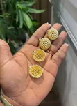 Non-Tarnish Gold Plated Earrings - 3