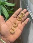 Non-Tarnish Gold Plated Earrings - 4