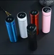 Stainless Steel Thermos Bottle with Digital Temperature Display - 4