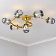 American Creative Magic Bean Molecular Glass Ceiling Light - Black/Gold - 2