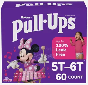 Huggies Pull-Up Training Pants Diapers Girman 5T-6T (60 Adadi)
