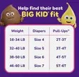 Huggies Pull-Up Training Pants Diapers Girman 5T-6T (60 Adadi) - 2