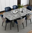 Premium Dining Set na Marble - Mai Zama 6 - 2