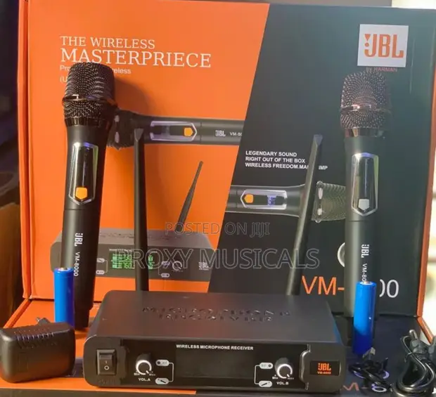 JBL VM-8000 Dual UHF Wireless Microphone System - 1