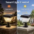 Outdoor Pillar Solar Light - 3 Temperature Lighting - 2