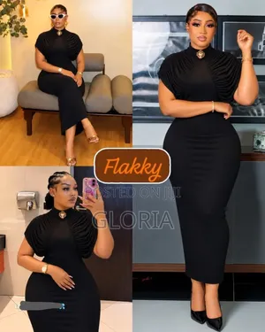 Zara Wears Cotton Dress na Gargajiya - Mata Girman L-3XL