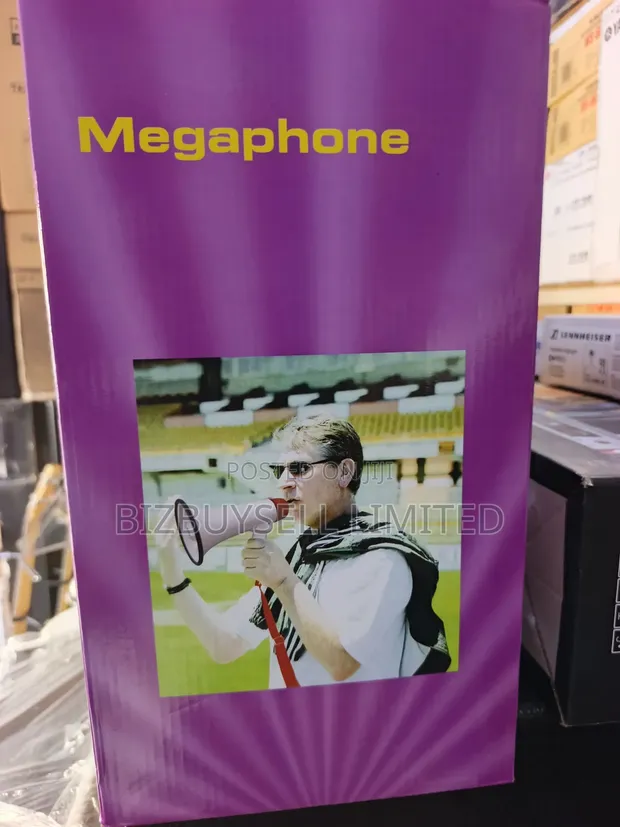 Brand New Rechargeable Bluetooth Megaphone with Detachable Mic - 1
