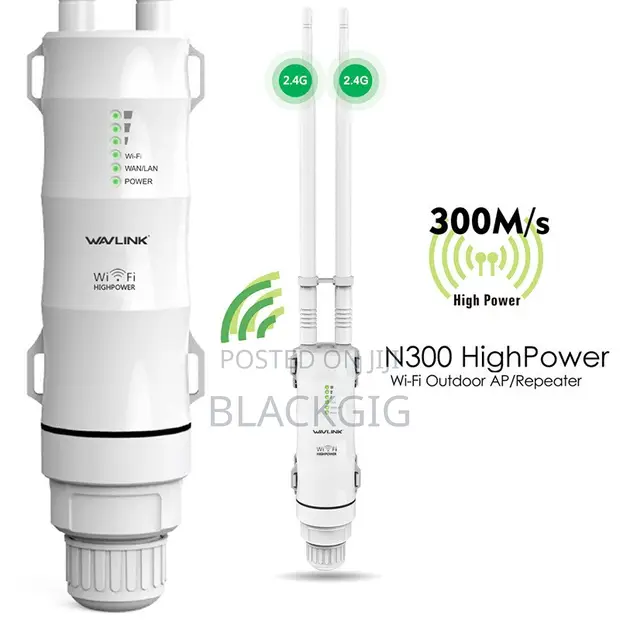 300Mbps Outdoor Wireless Access Point WiFi Repeater/Extender - 1