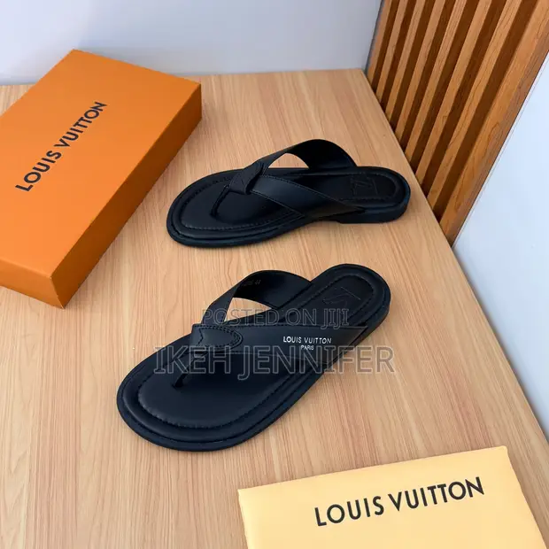 Louis Vuitton Flat Slippers - Black - 1