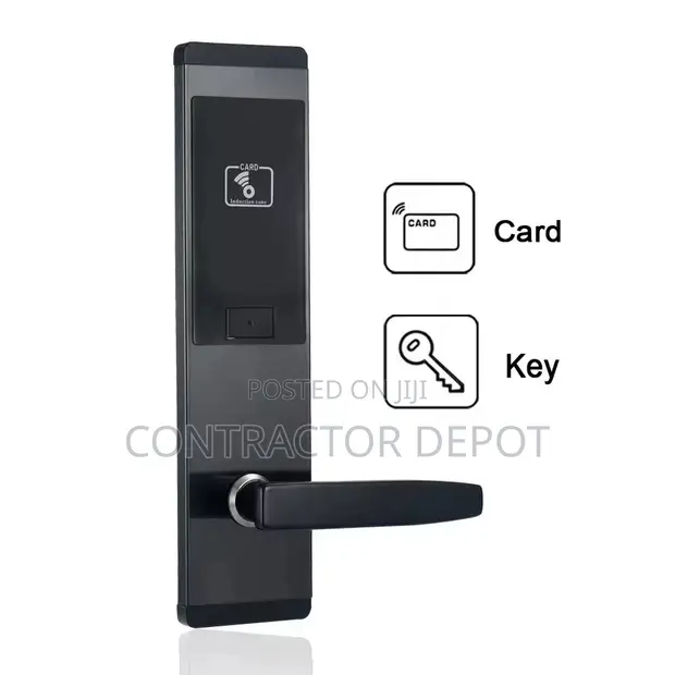 Integral Hotel Door Lock - Smart Black System - 1