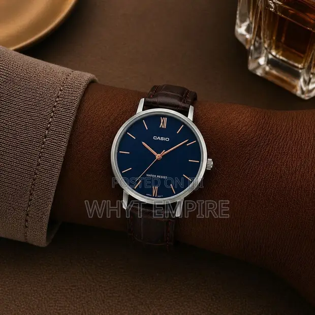 Authentic Casio Ladies Leather Wristwatch - 1