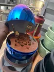 24pcs Zinare Mai Launi Mai Siffar Kwai Kayan Abinci - 2
