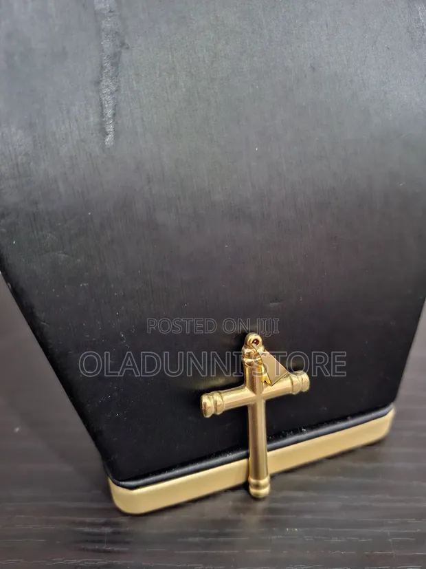 Plated Cross Pendant - 1