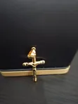 Plated Cross Pendant - 3