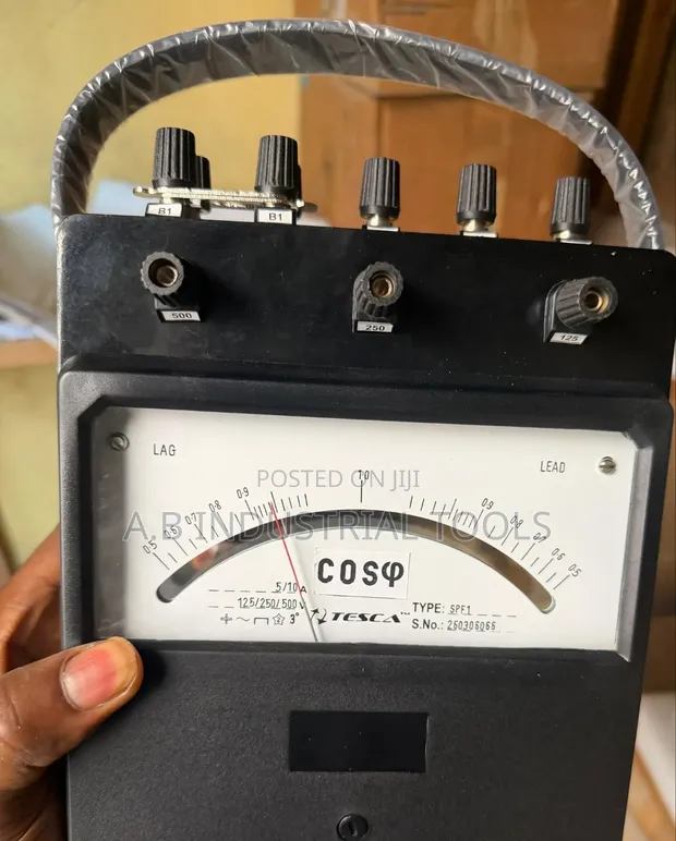 Tesca Portable Analog Power Factor Meter - 1