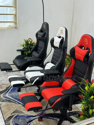 Borgry Gaming Chair with Lumbar Massage & Speakers